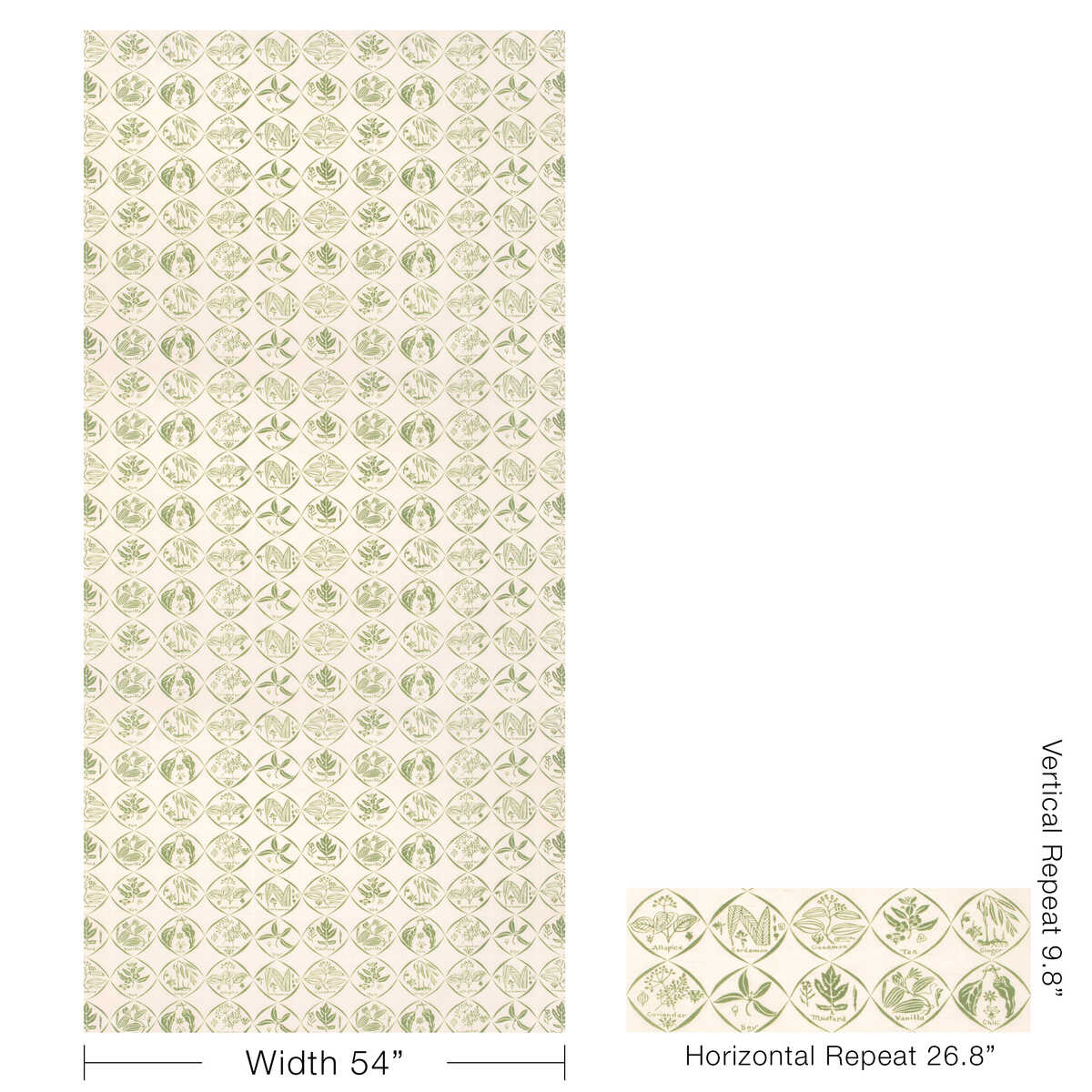 Spices - Cactus - KRAVET COUTURE Tela