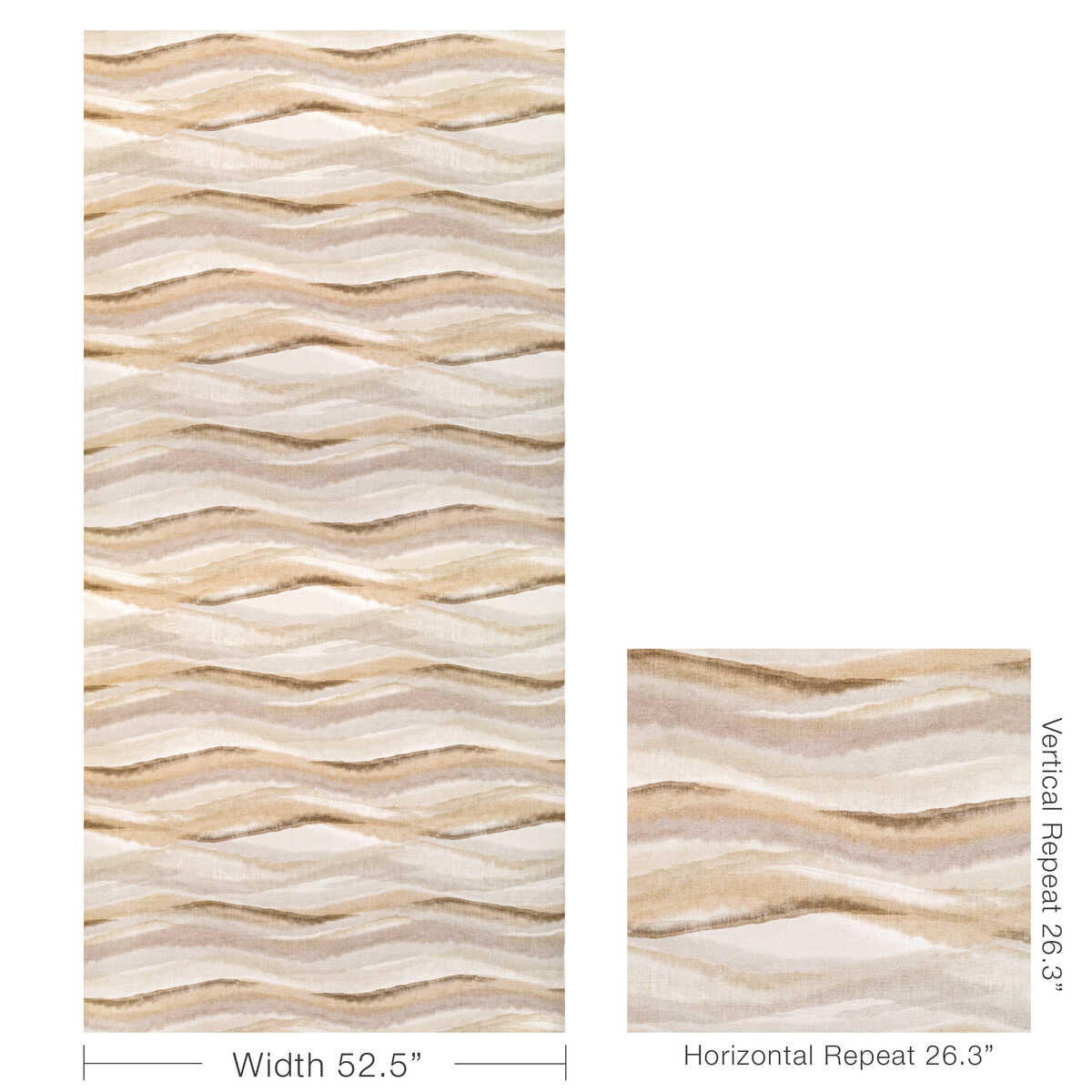 Striate - Desert - KRAVET COUTURE Fabric