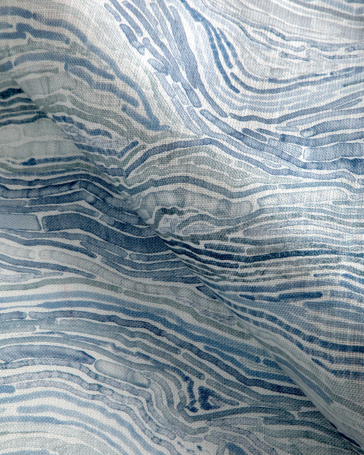 Swami - Marine - KRAVET COUTURE Tela