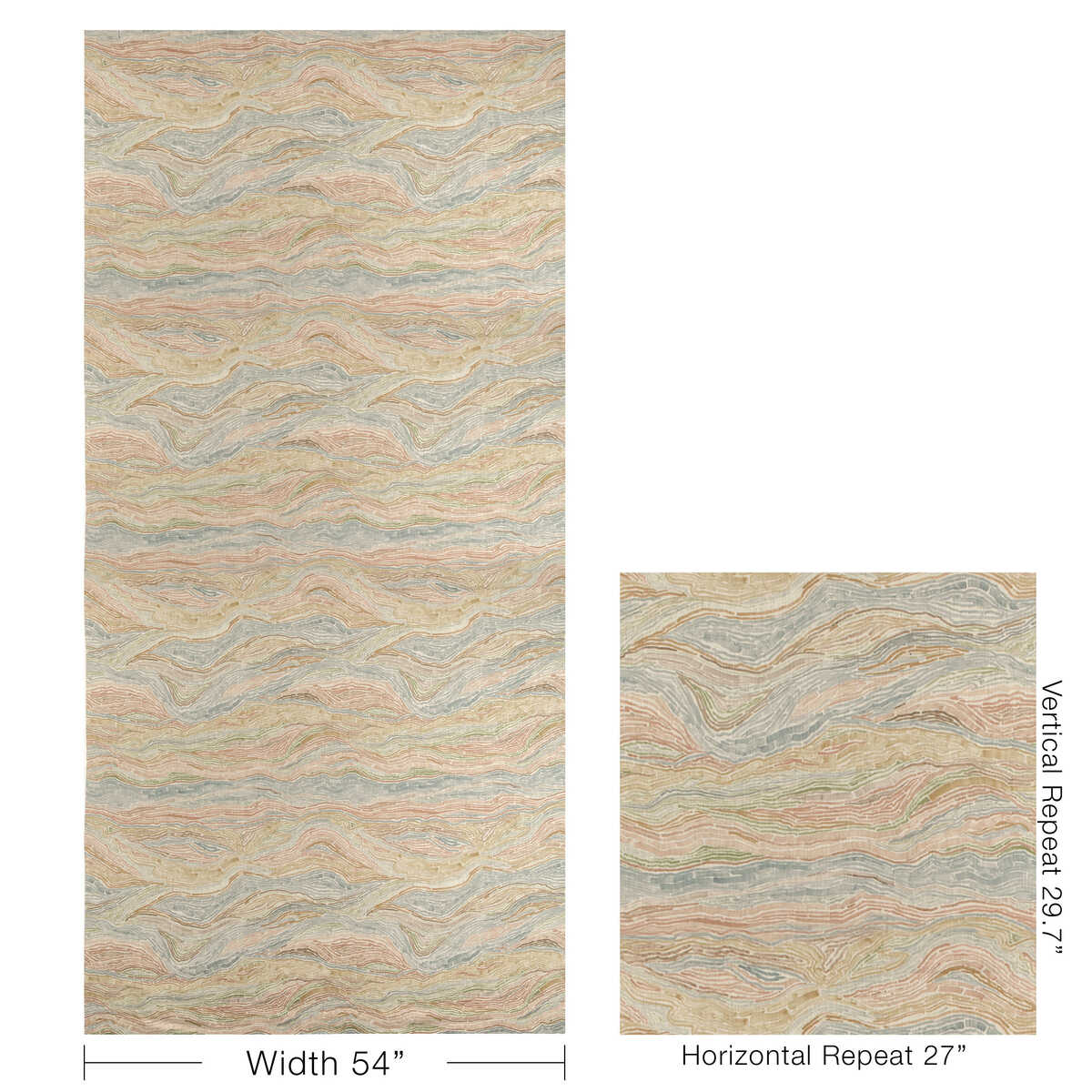 Swami - Multi - KRAVET COUTURE Tela