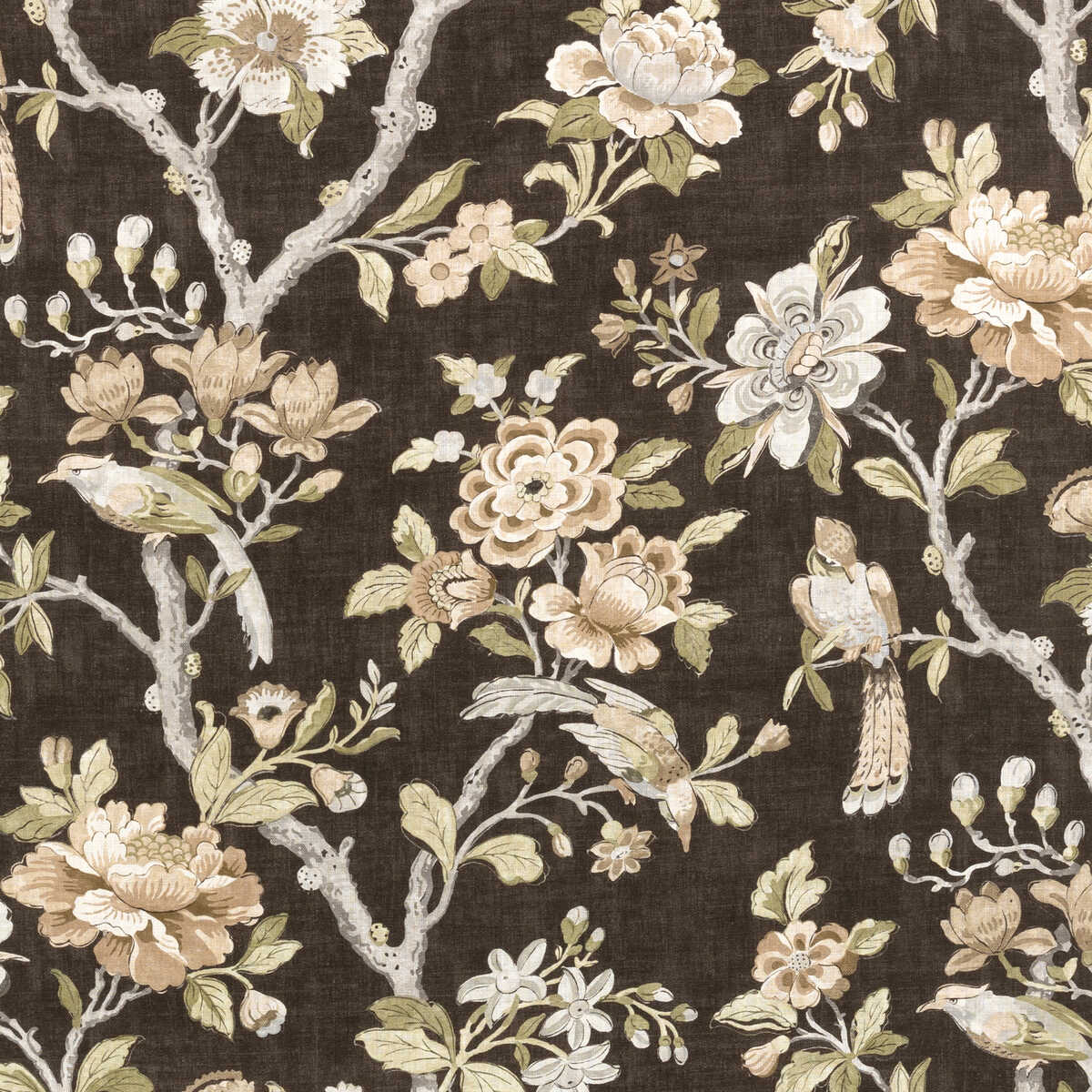 Symphony - Chocolate - KRAVET COUTURE Fabric