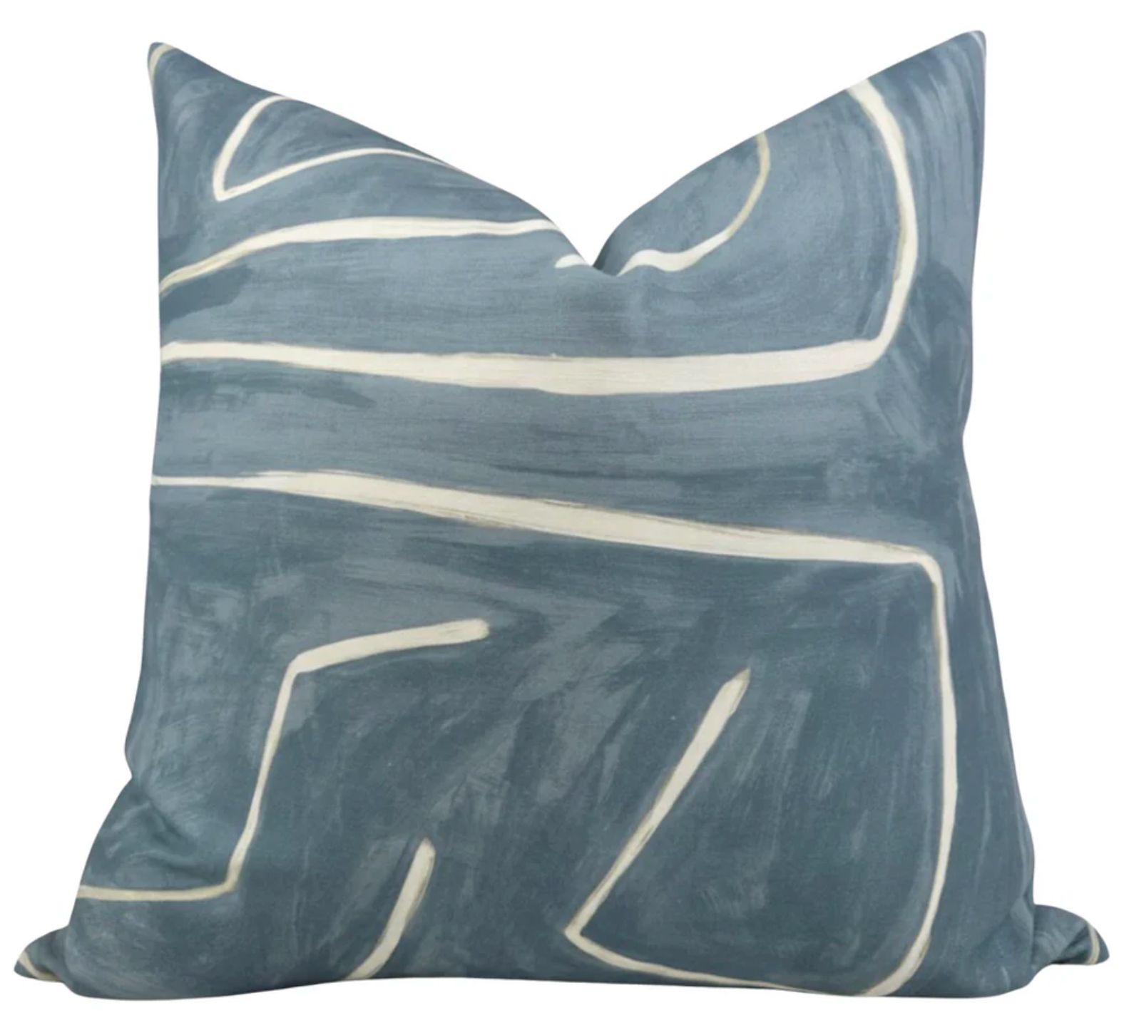Ready to Ship, 20x20, Graffito Pillow Cover in Sky - DEKOWE 