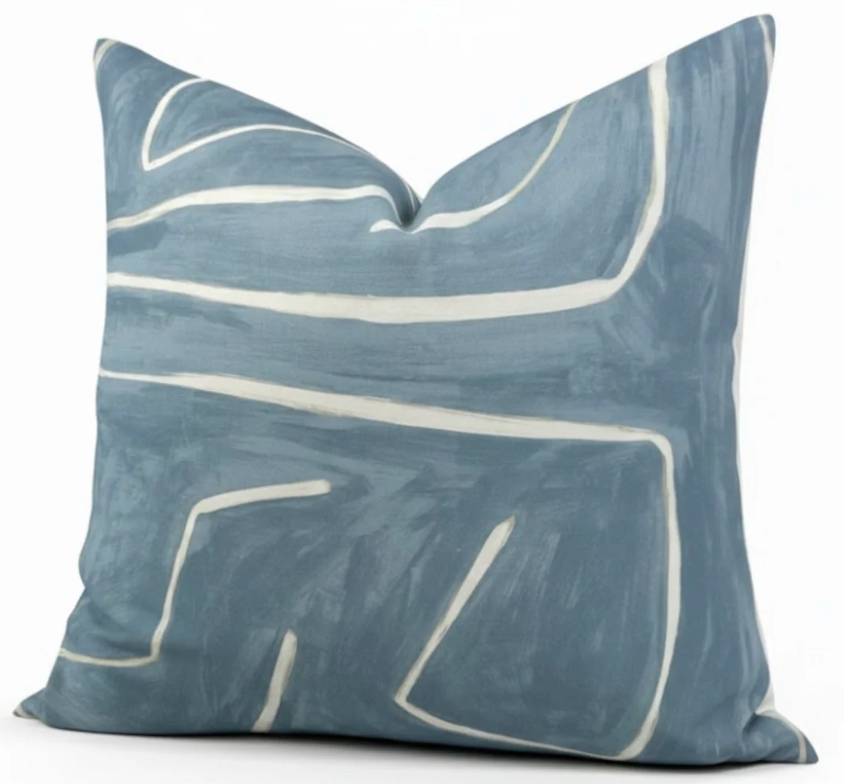 Ready to Ship, 20x20, Graffito Pillow Cover in Sky - DEKOWE 