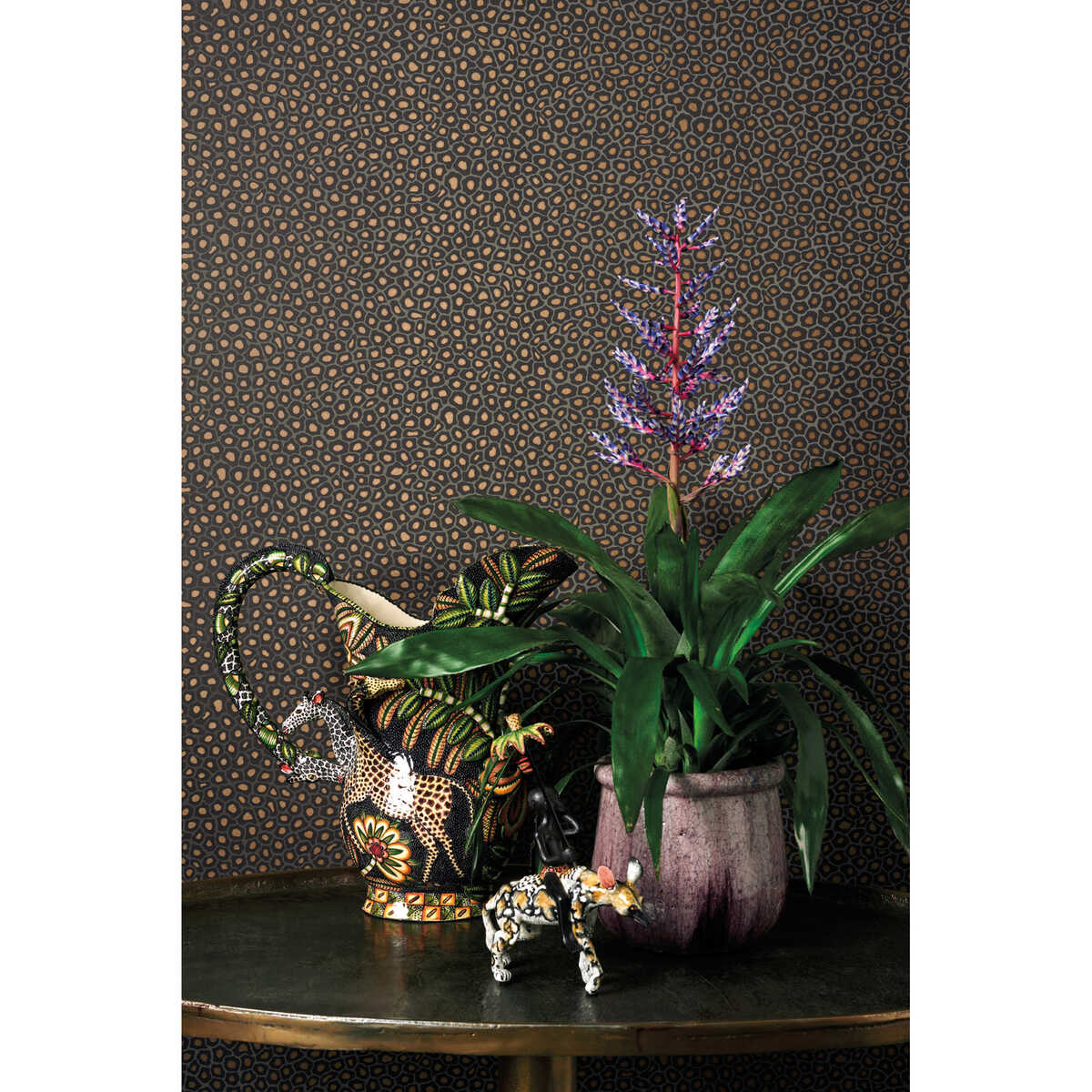 Senzo Spot - Charcoal - COLE & SON Wallpaper