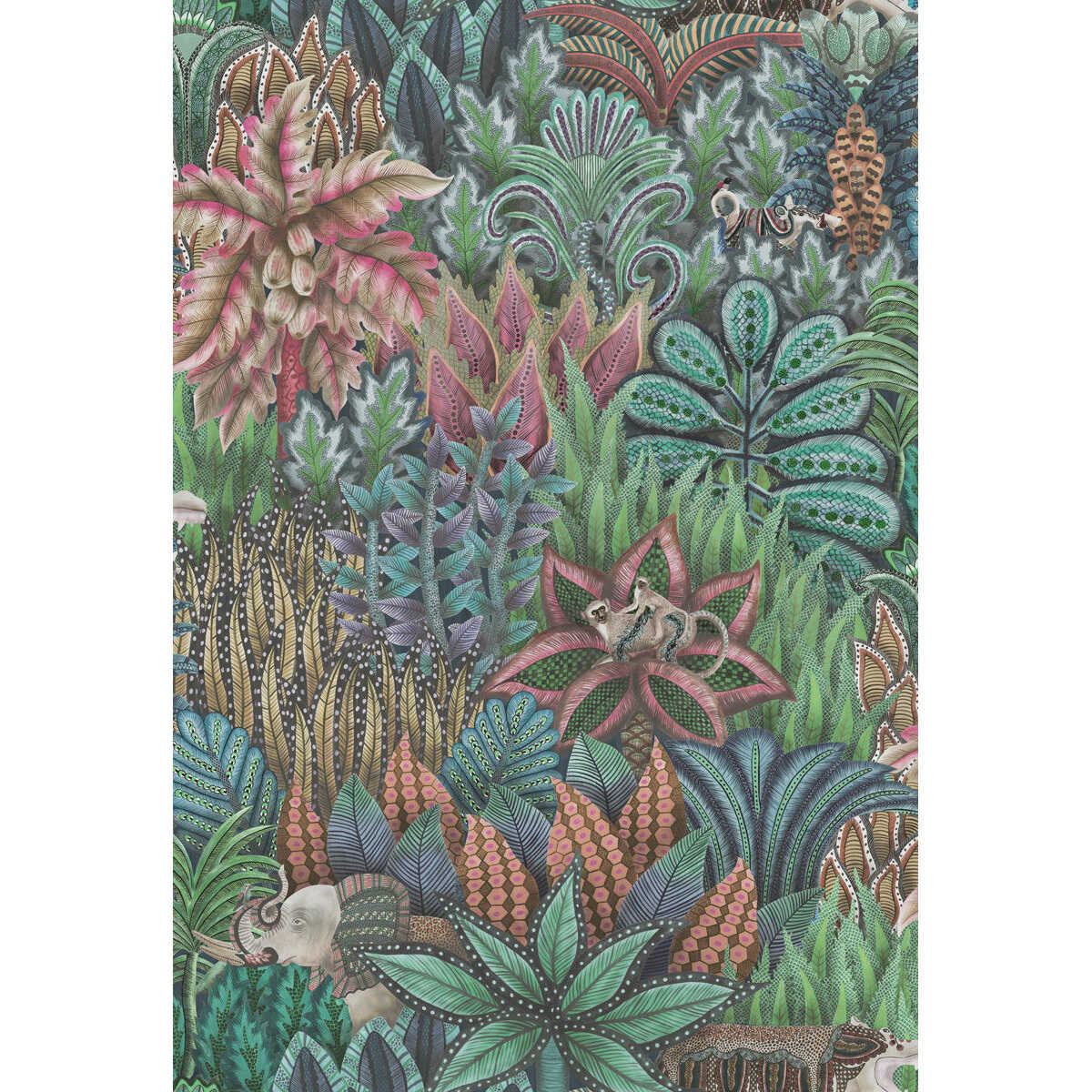 Singita - Dark Blue - COLE & SON Wallpaper