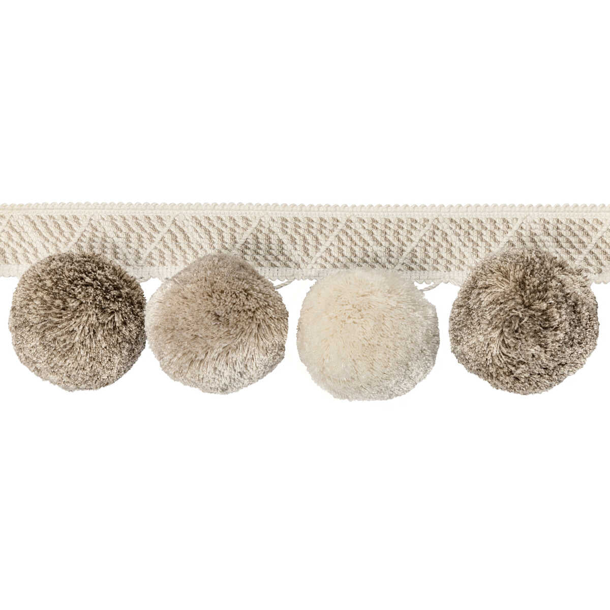Phuket Poms - Stone - KRAVET COUTURE Trim