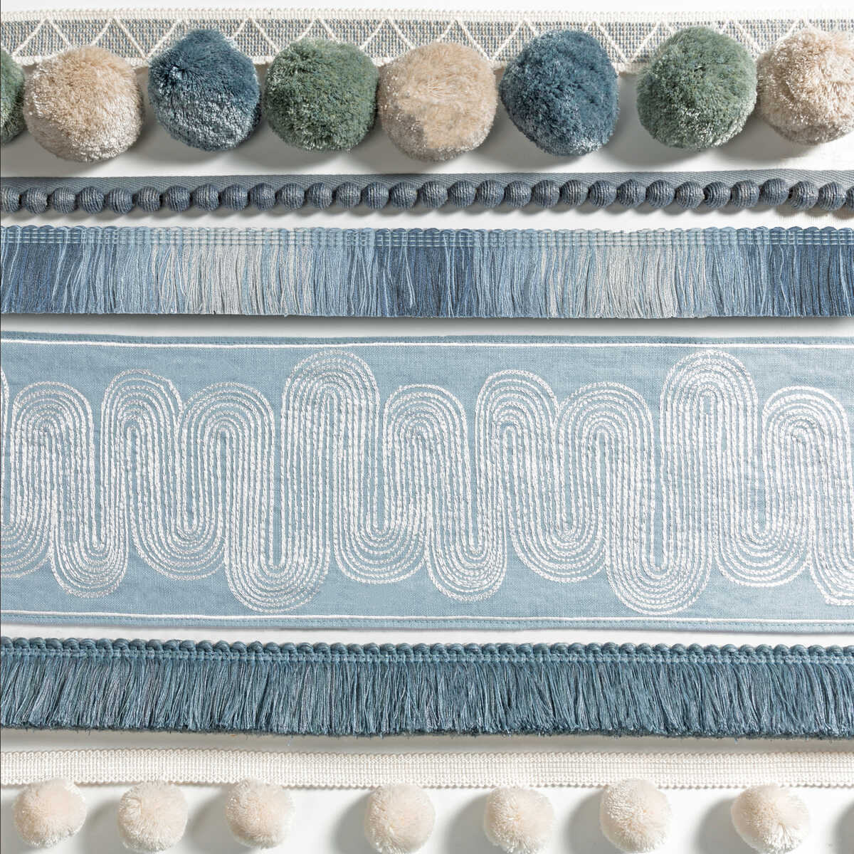 Ischia Tape - Chambray - KRAVET COUTURE Trim