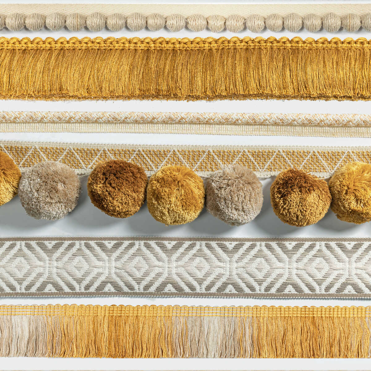 Daintree Fringe - Ochre - KRAVET COUTURE Trim