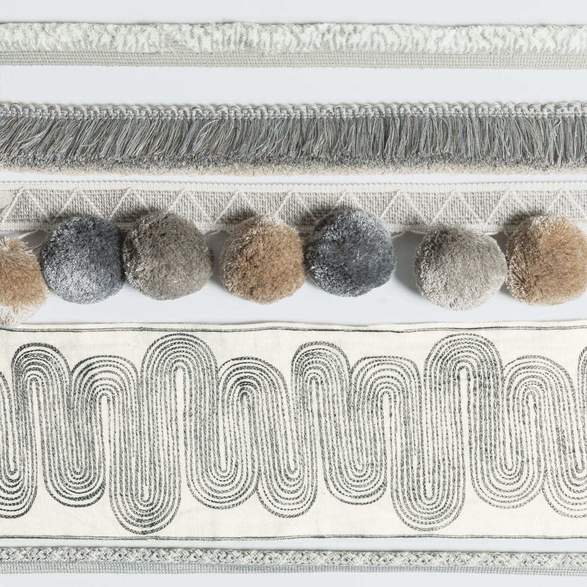 Sojourn Fringe - Pewter - Kravet Couture Recortar