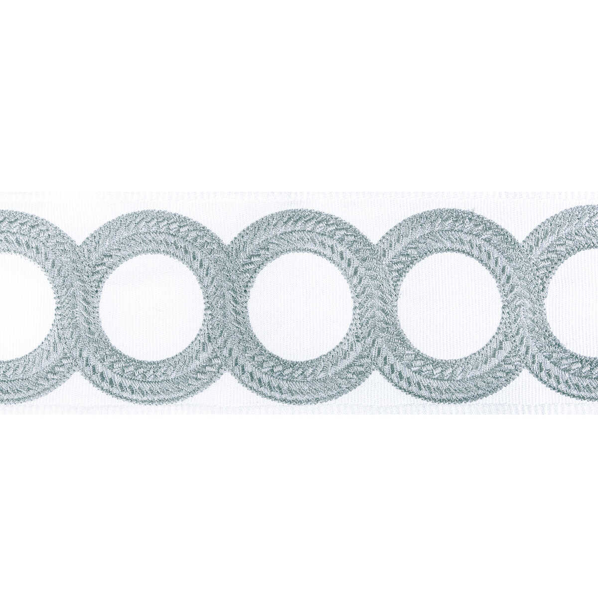 Looped Tape - Silvermist - KRAVET COUTURE Recortar