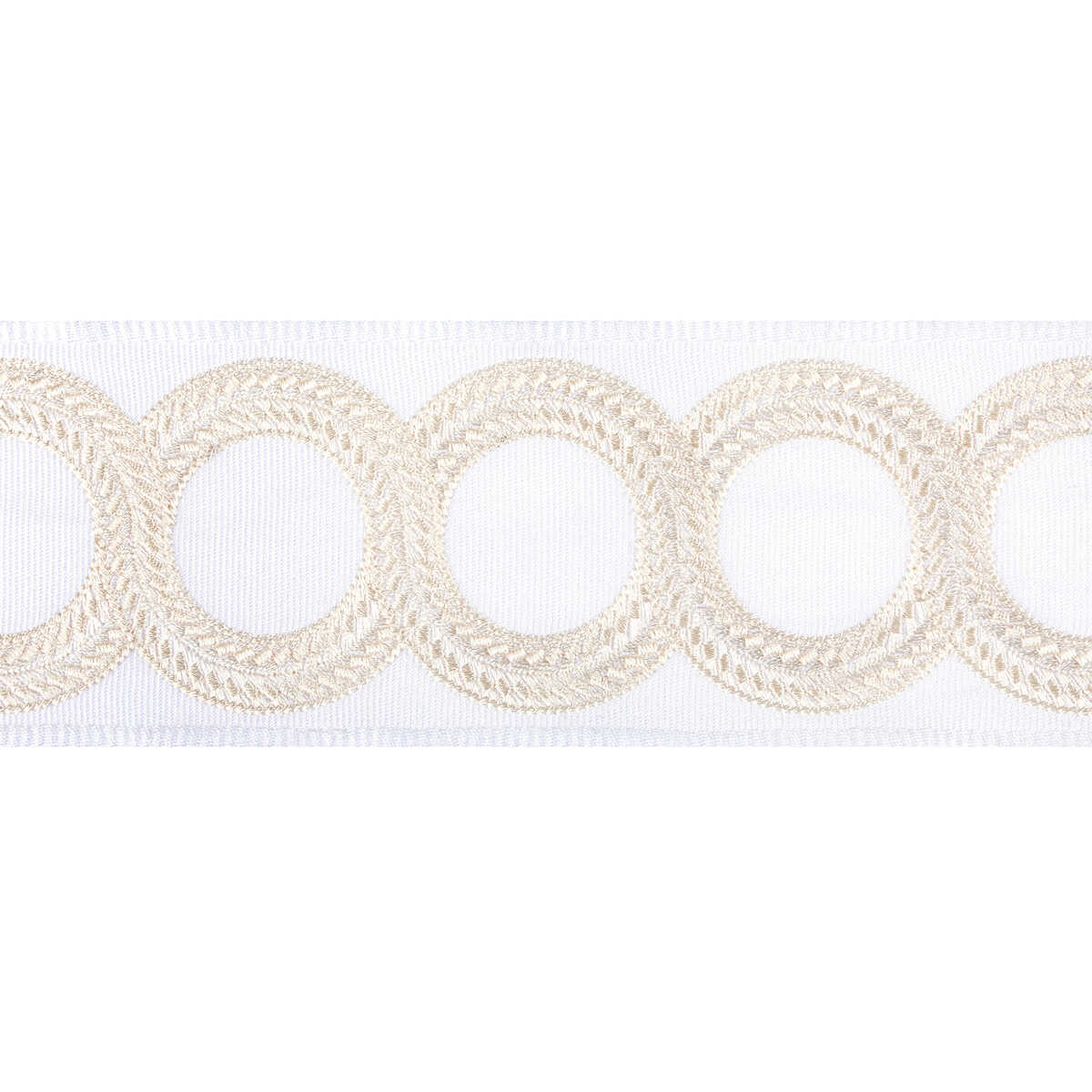 Looped Tape - Cream - KRAVET COUTURE Trim