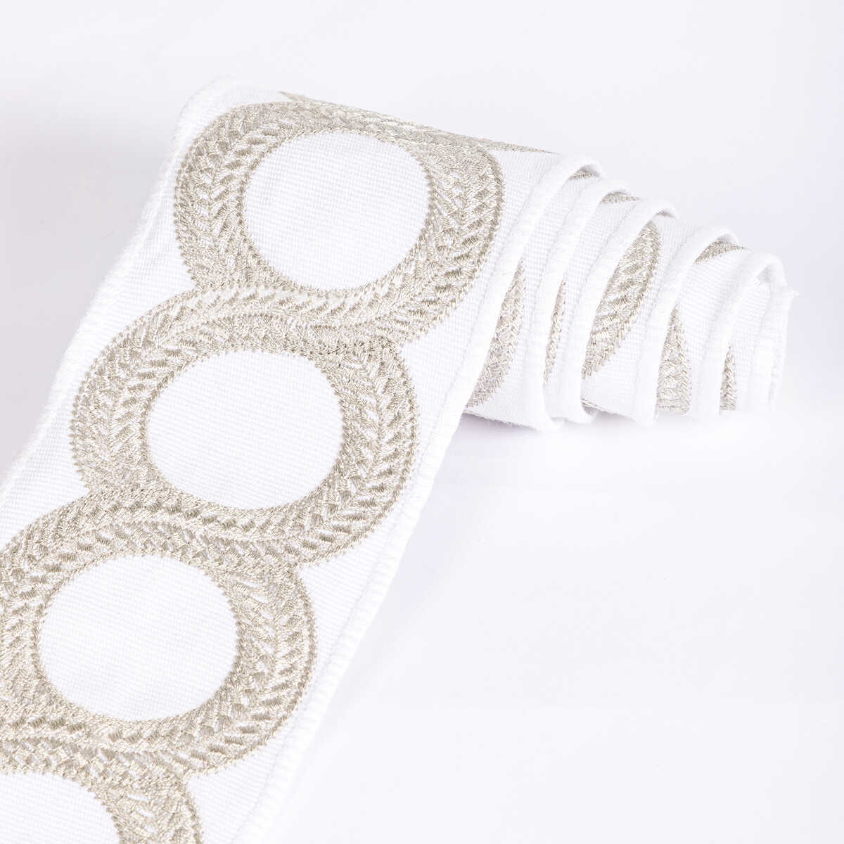 Looped Tape - Light Silver - KRAVET COUTURE Trim