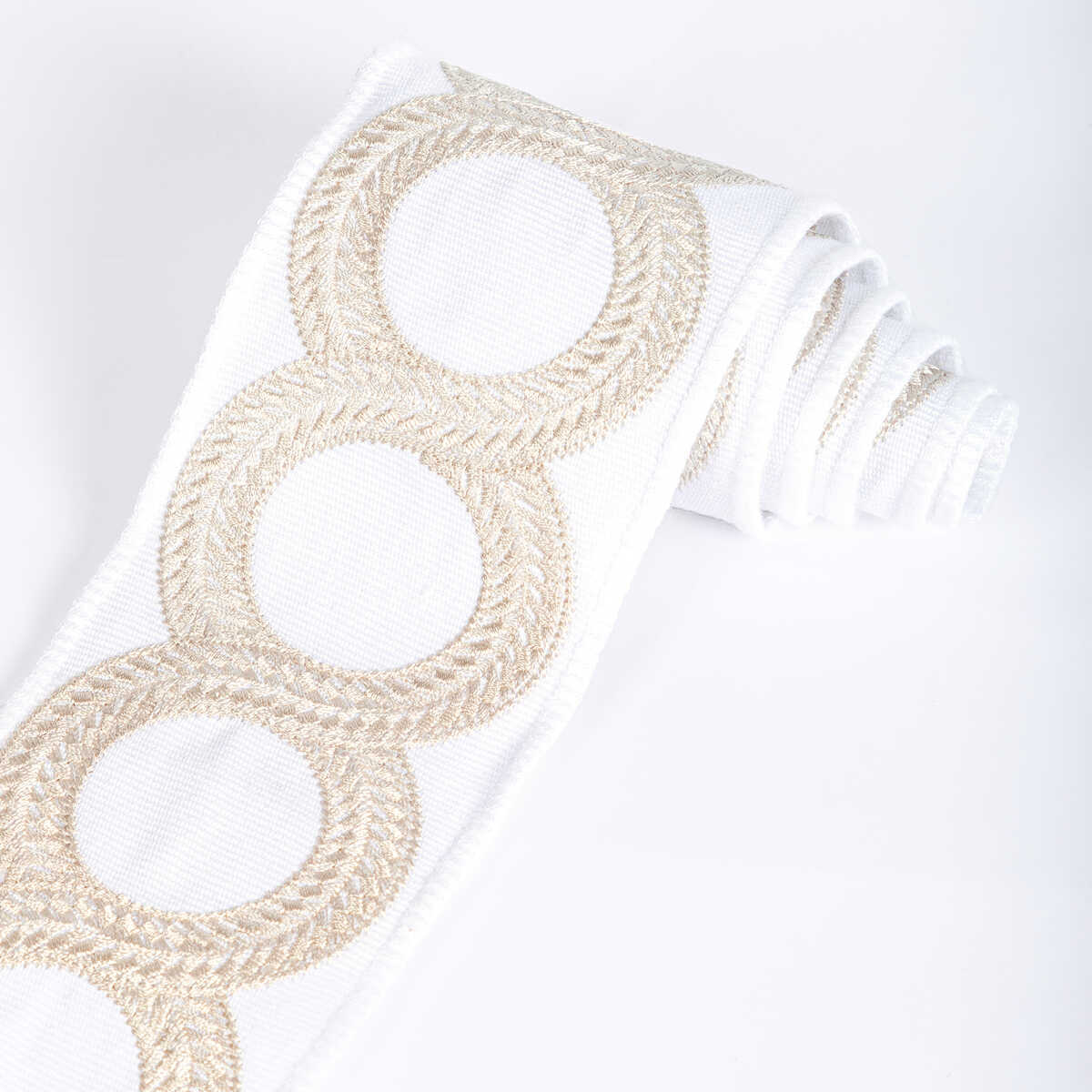 Looped Tape - Cream - KRAVET COUTURE Trim