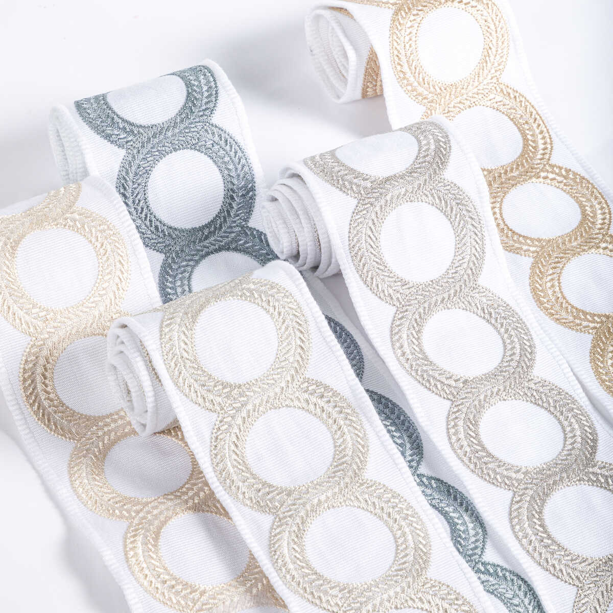 Looped Tape - Cream - KRAVET COUTURE Trim