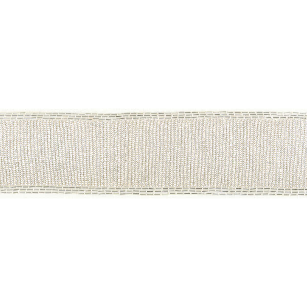 Luxe Bead Tape - Silver - KRAVET COUTURE Trim