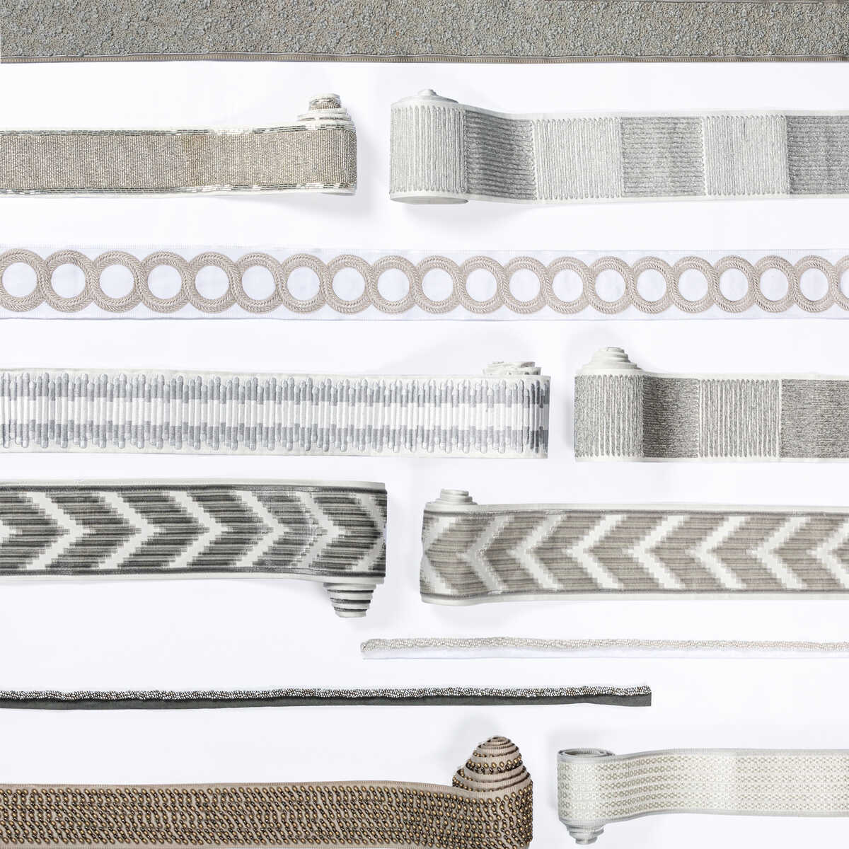 Luxe Bead Cord - Platinum - KRAVET COUTURE Trim