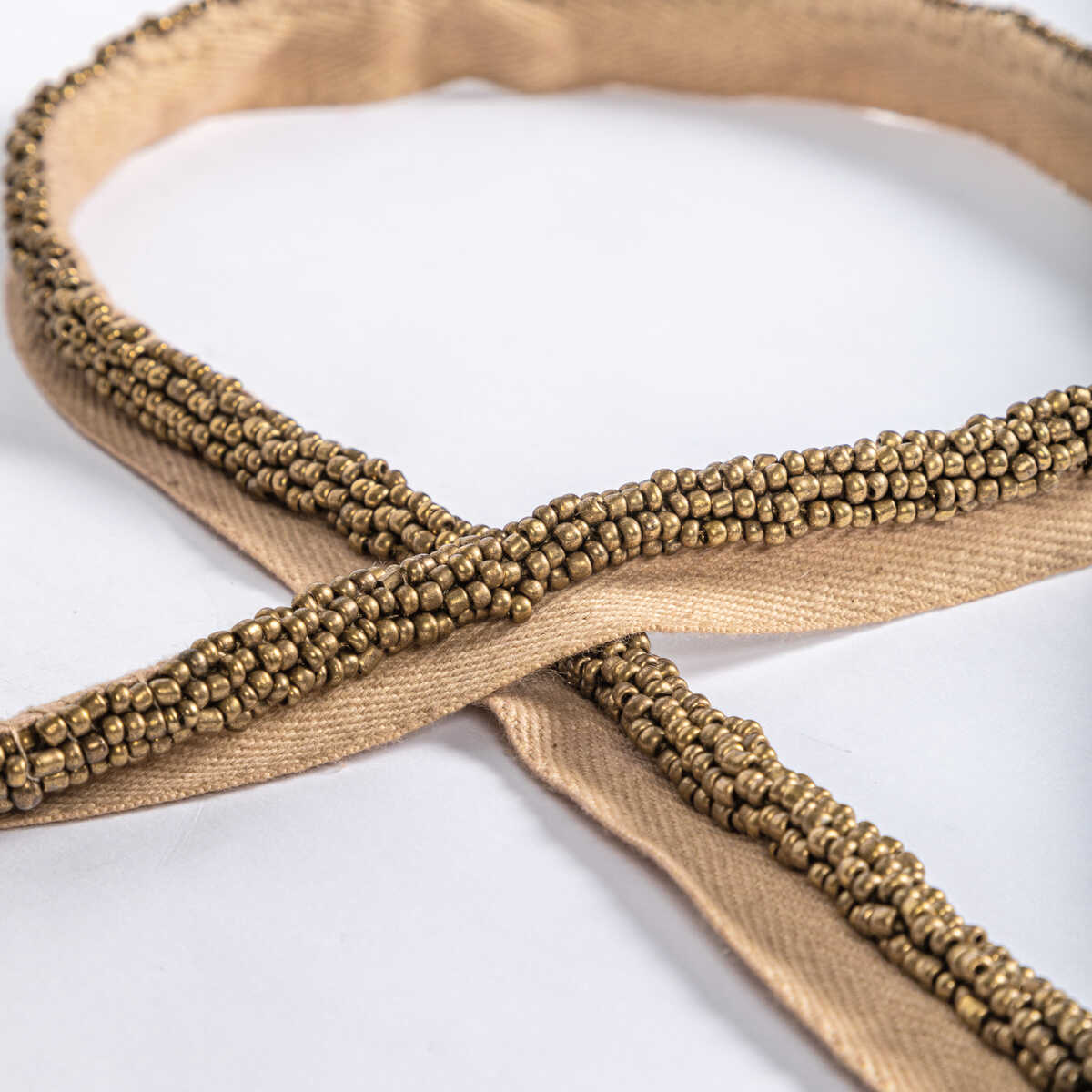 Luxe Bead Cord - Gold - KRAVET COUTURE Trim