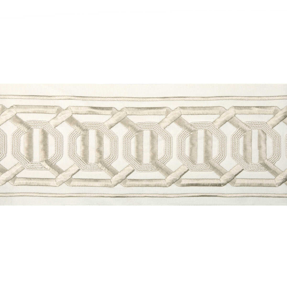 Octagon Wide Tape - Beige - KRAVET COUTURE Trim
