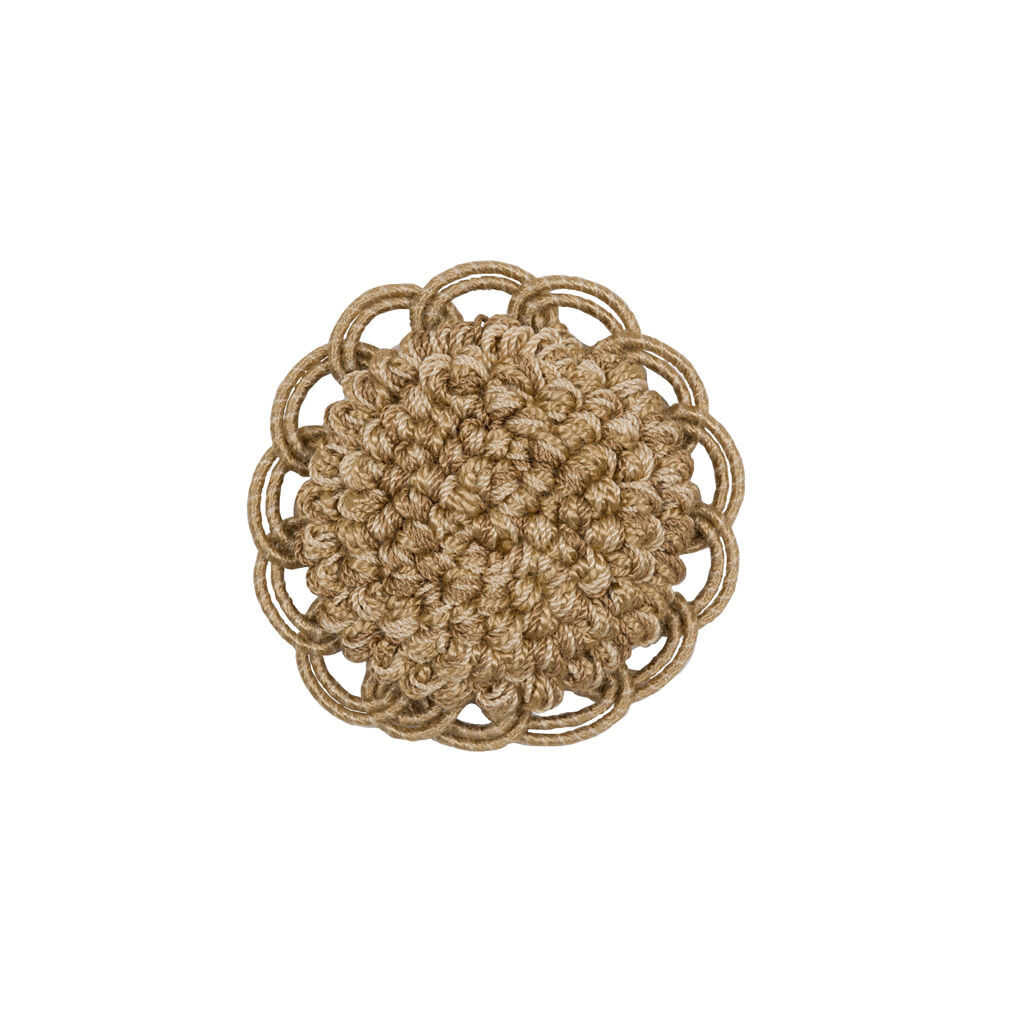 Coeur Rosette - Straw - BRUNSCHWIG & FILS Trim