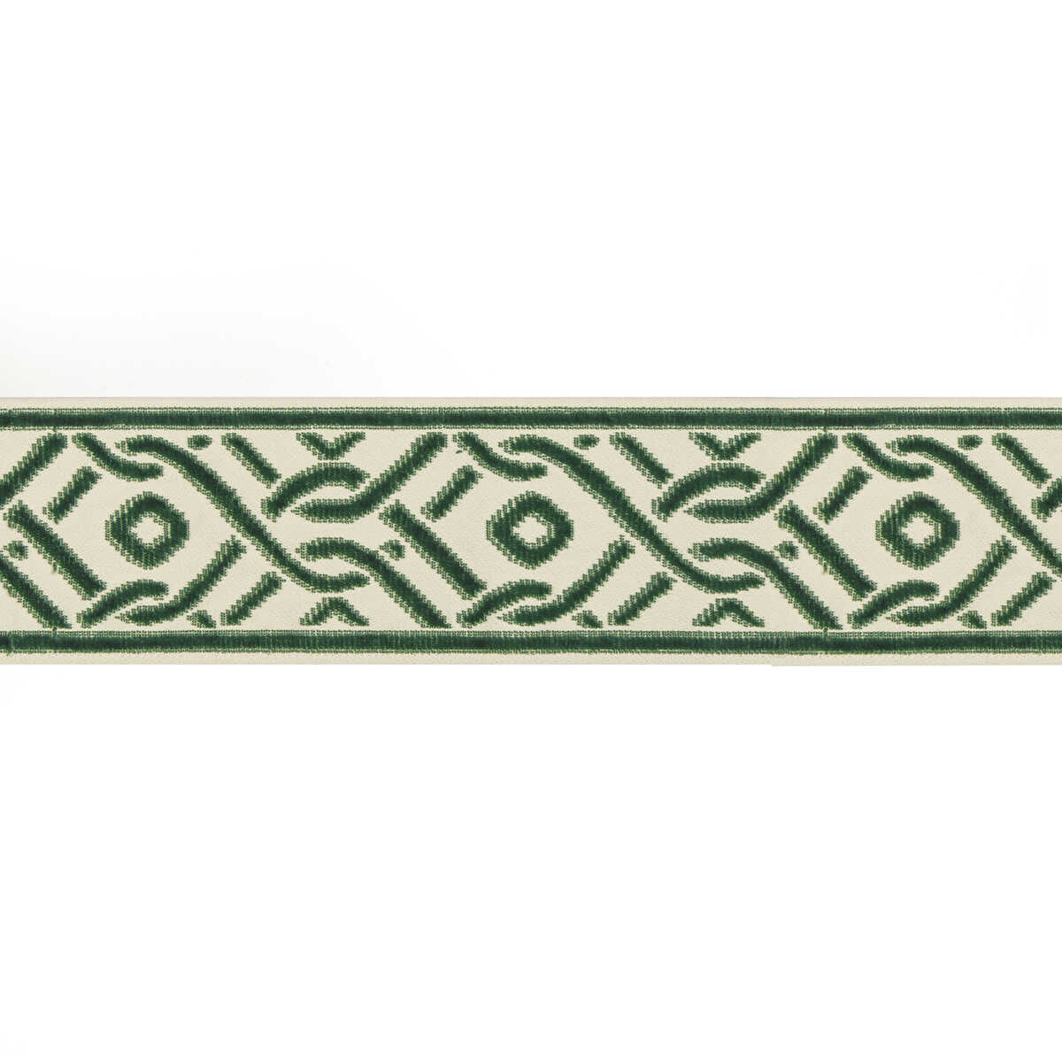 Pailou Tape - Evergreen - BRUNSCHWIG & FILS Trim