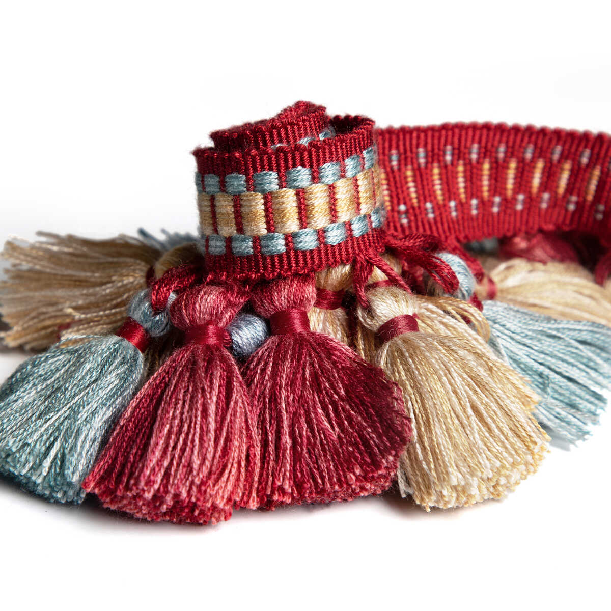 Andre Tassel Fringe - Rose - BRUNSCHWIG & FILS Recortar