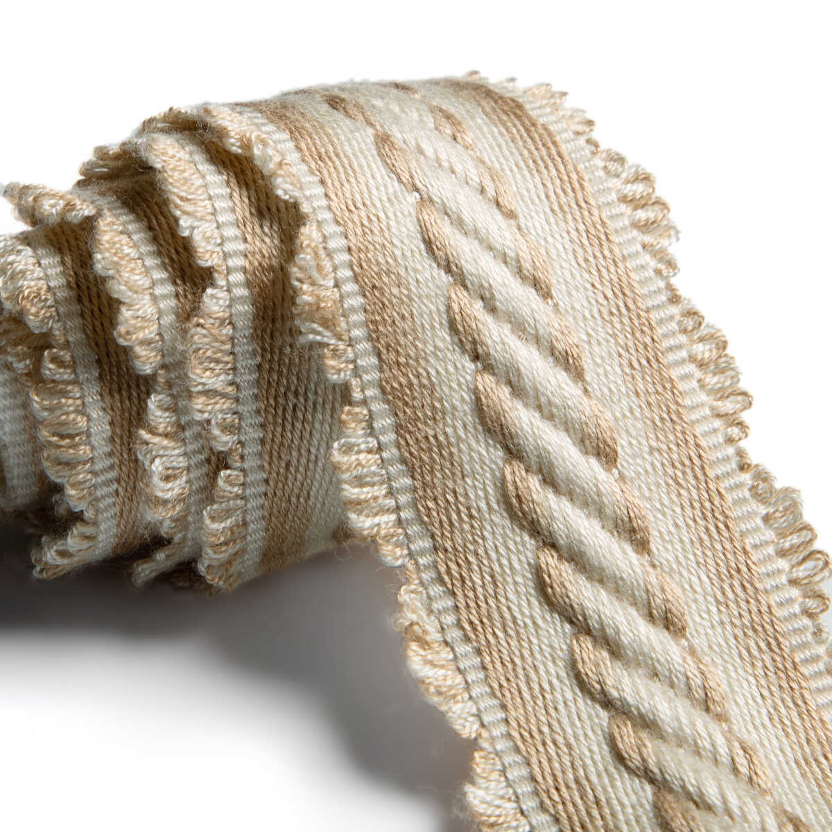 Jacqueline Braid - Beige - BRUNSCHWIG & FILS Trim