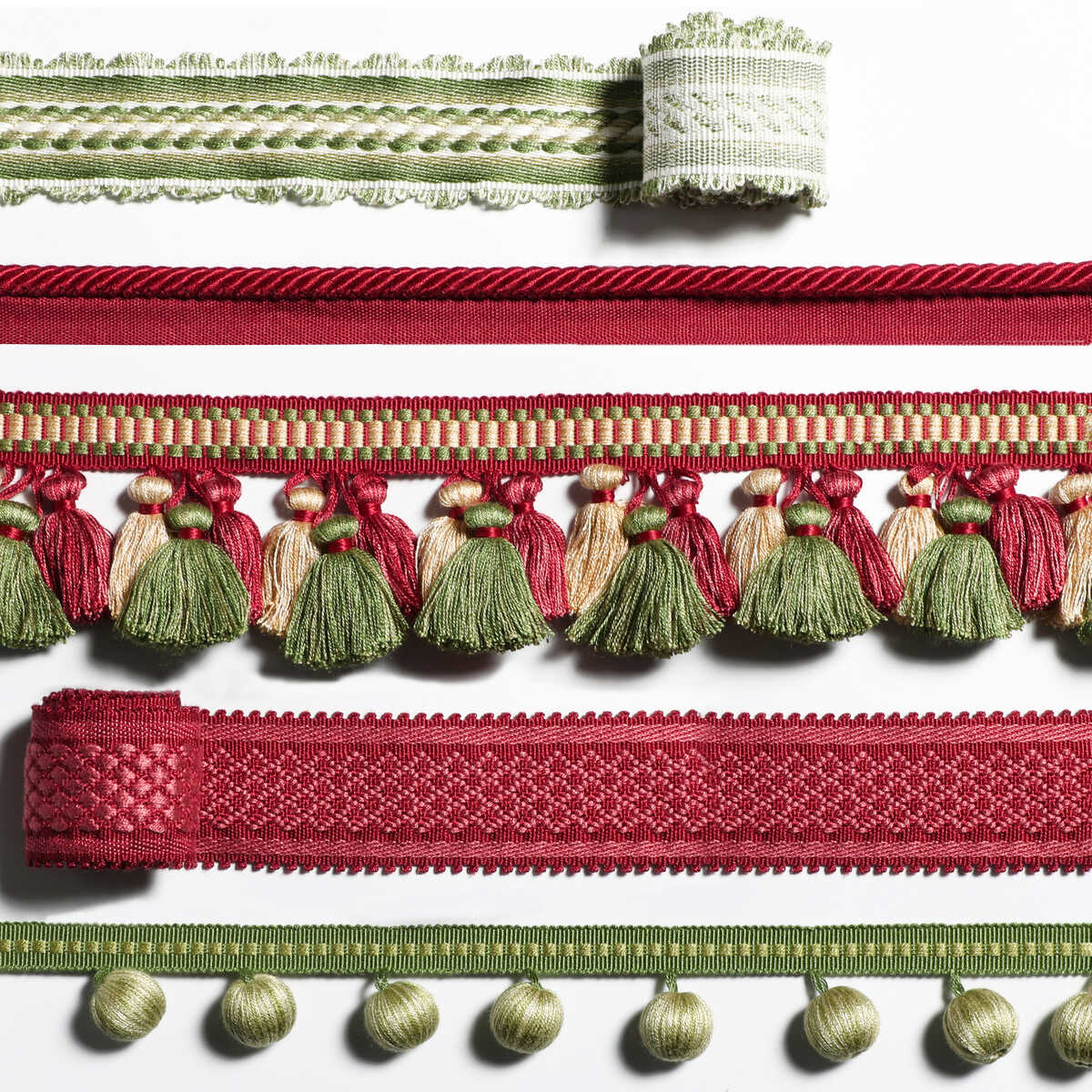 Bastille Braid - Red - BRUNSCHWIG & FILS Trim