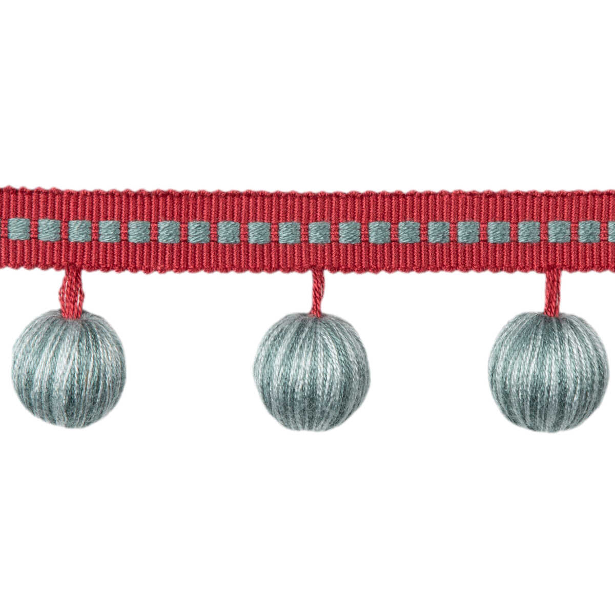 Claude Ball Fringe - Aqua - BRUNSCHWIG & FILS Trim