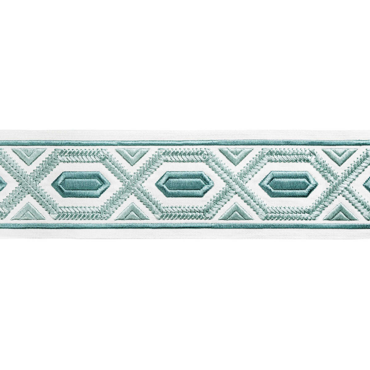 Avril Tape - Aqua - BRUNSCHWIG & FILS Trim