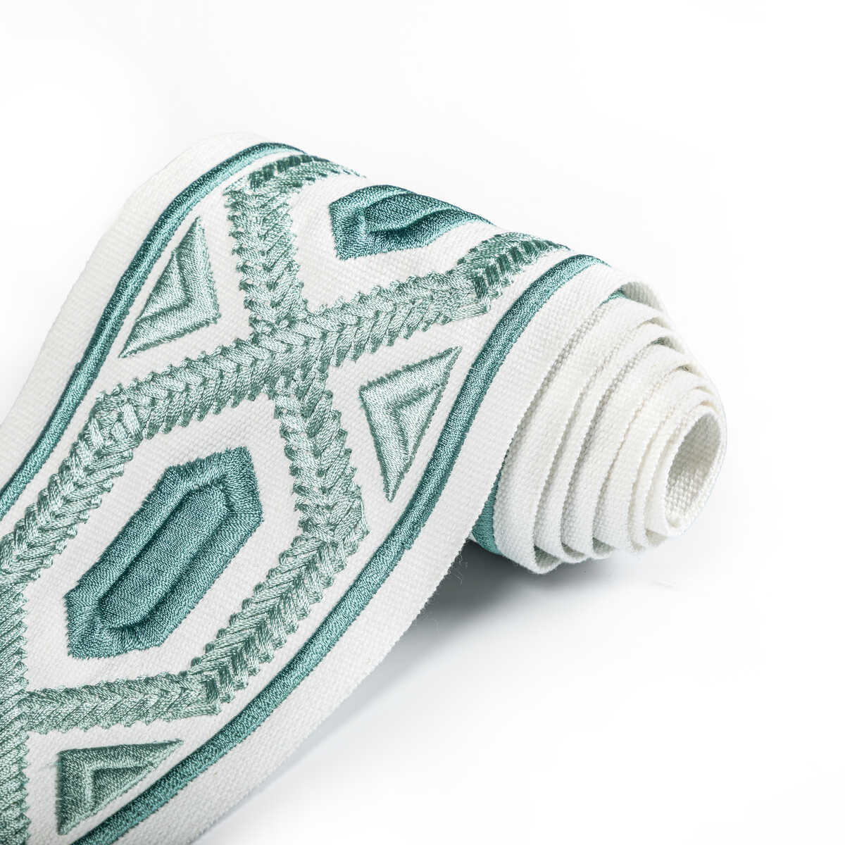 Avril Tape - Aqua - BRUNSCHWIG & FILS Trim