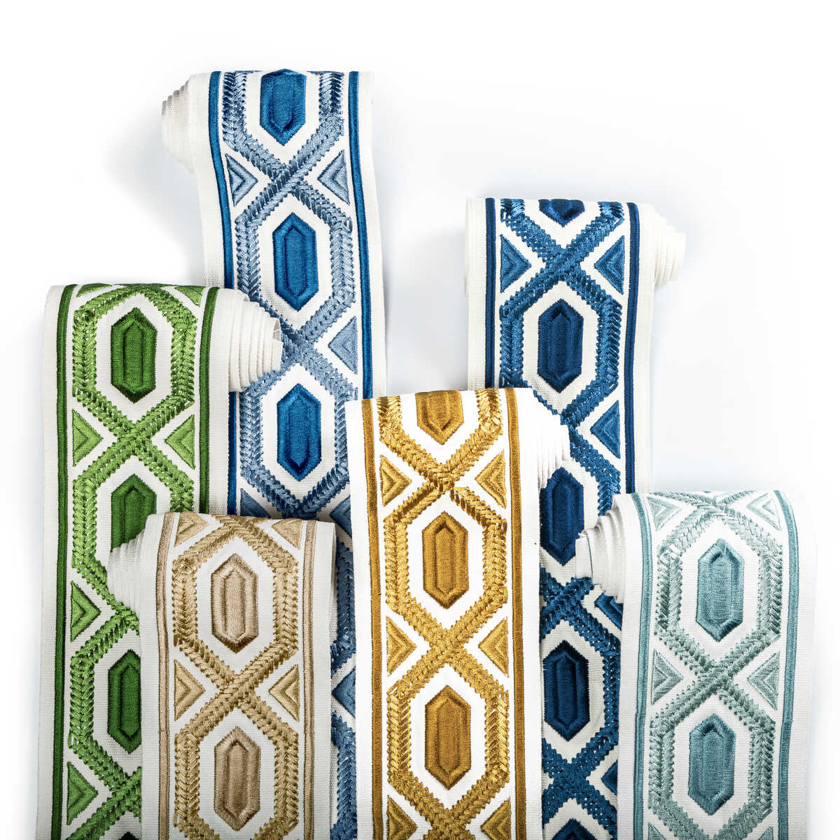 Avril Tape - Blue - BRUNSCHWIG & FILS Trim