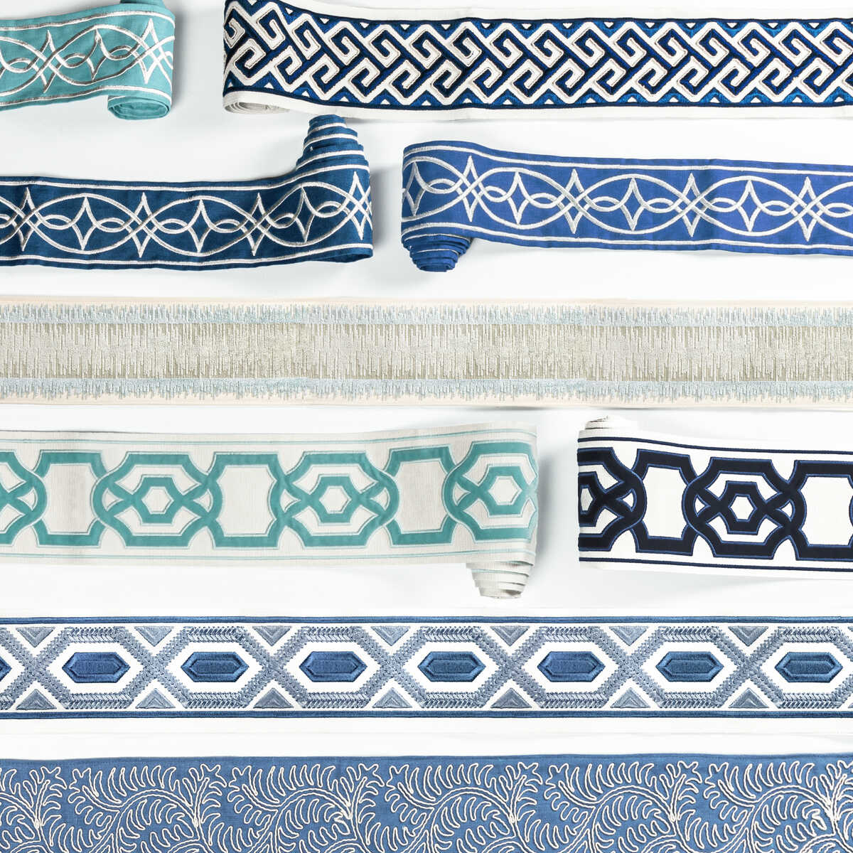 Audette Tape - Blue - BRUNSCHWIG & FILS Trim