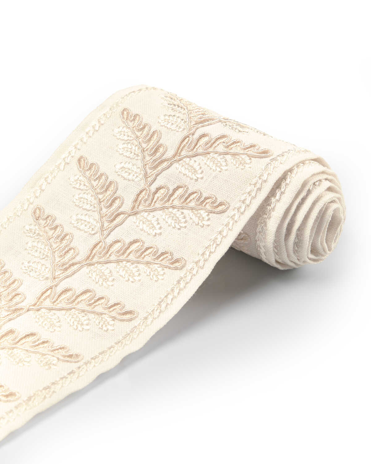 Fougere Border - Cream - BRUNSCHWIG & FILS Trim