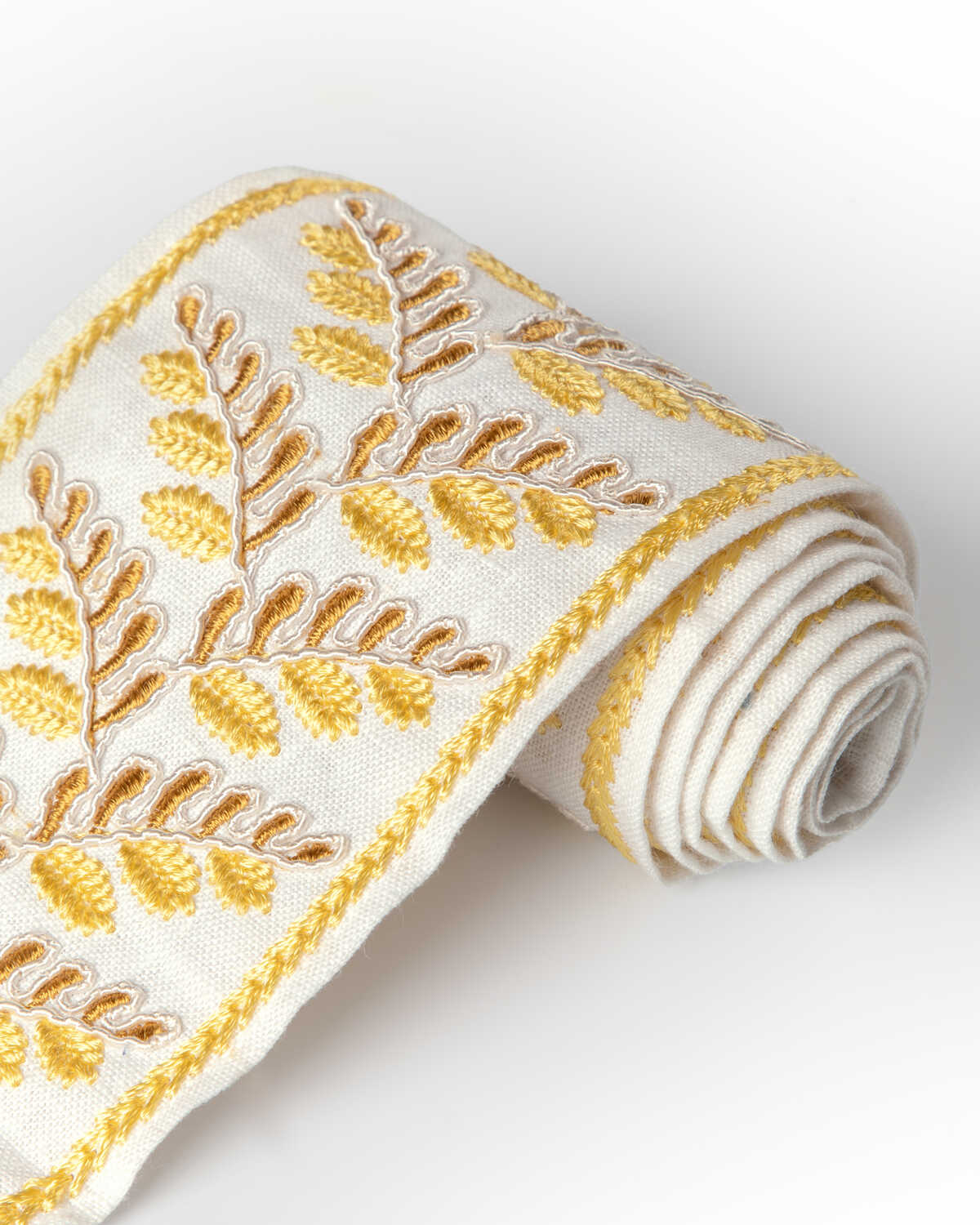 Fougere Border - Canary - BRUNSCHWIG & FILS Trim