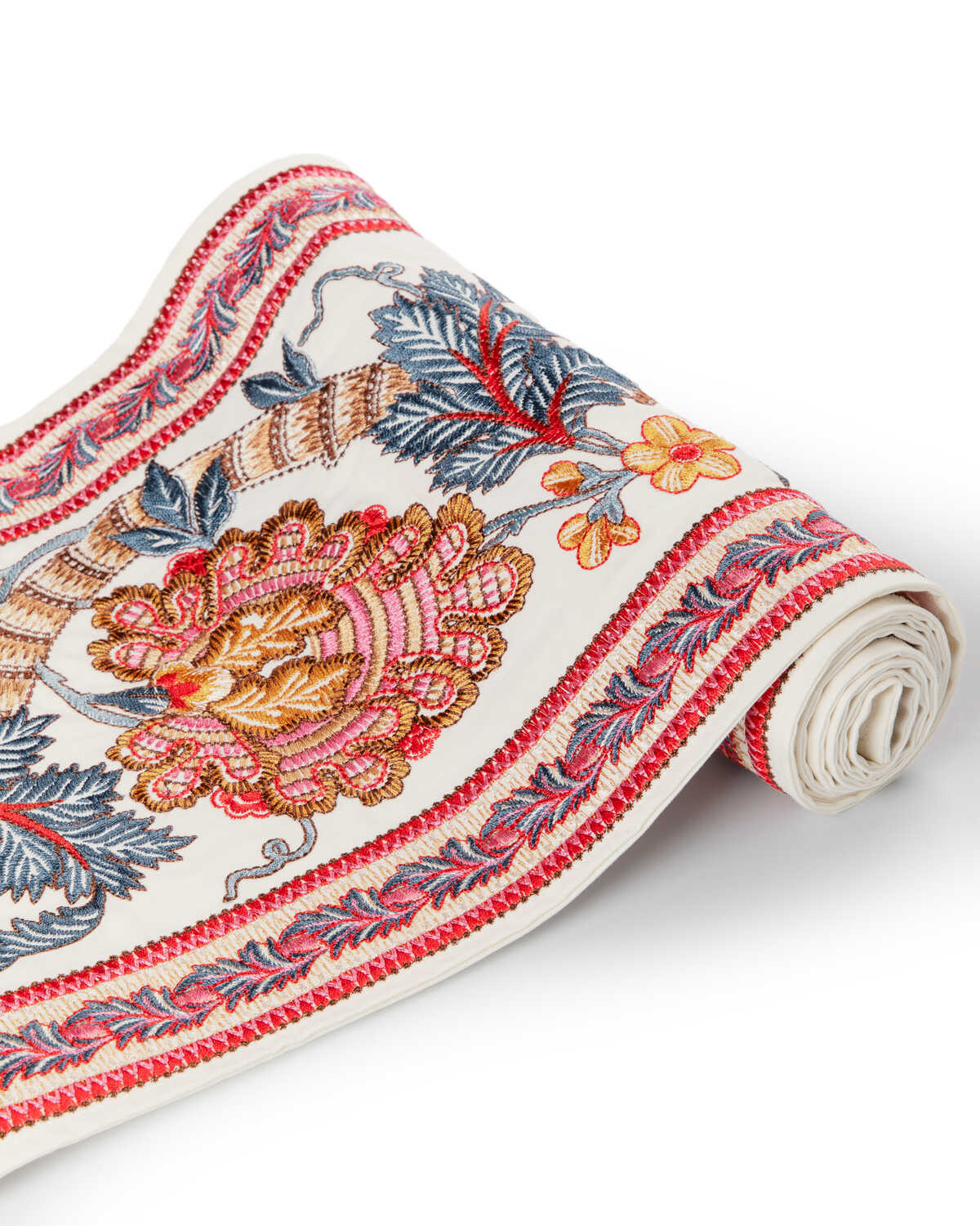 Lauris Border - Red/Blue - BRUNSCHWIG & FILS Trim