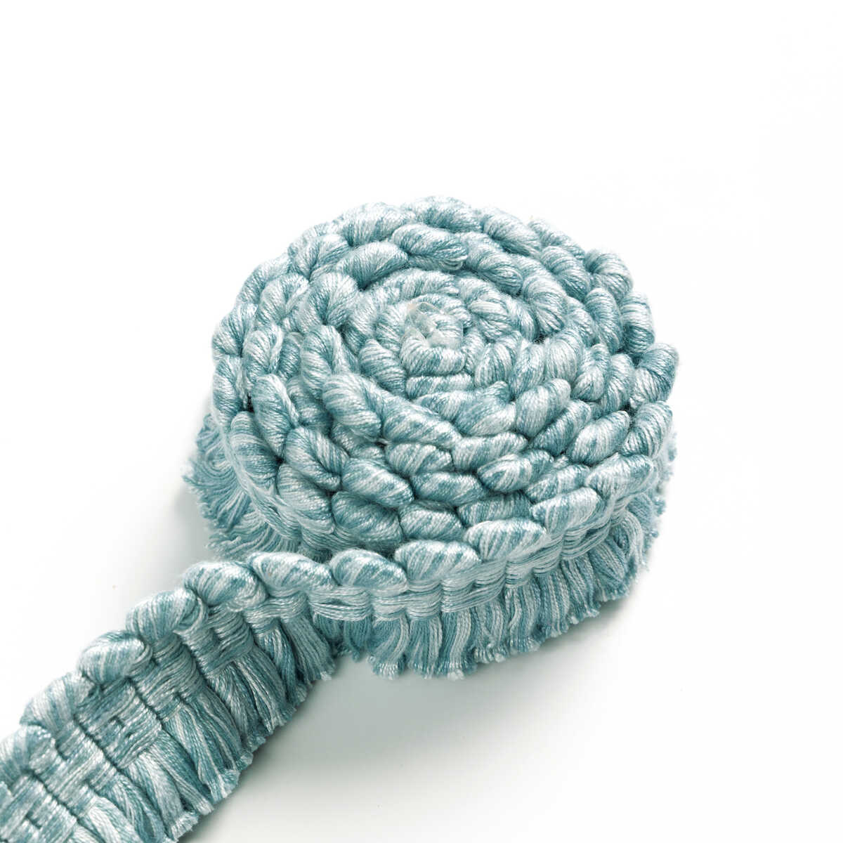 Montcel Brush Fringe - Aqua - BRUNSCHWIG & FILS Trim