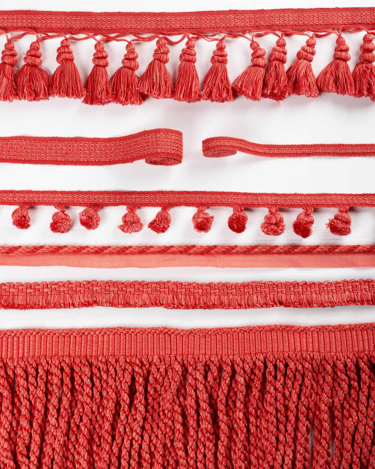 Montcel Pom Fringe - Red - BRUNSCHWIG & FILS Trim