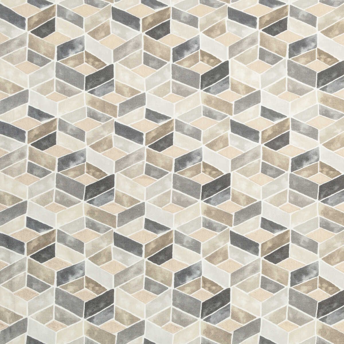 Tesserae - Pewter - KRAVET COUTURE Fabric