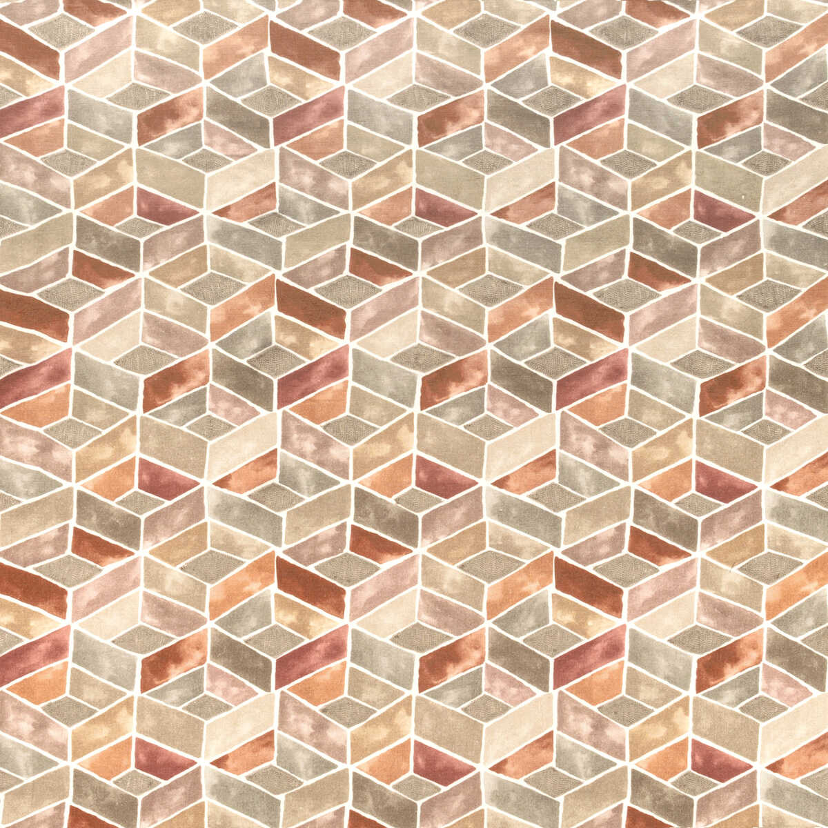 Tesserae - Sunset - KRAVET COUTURE Fabric