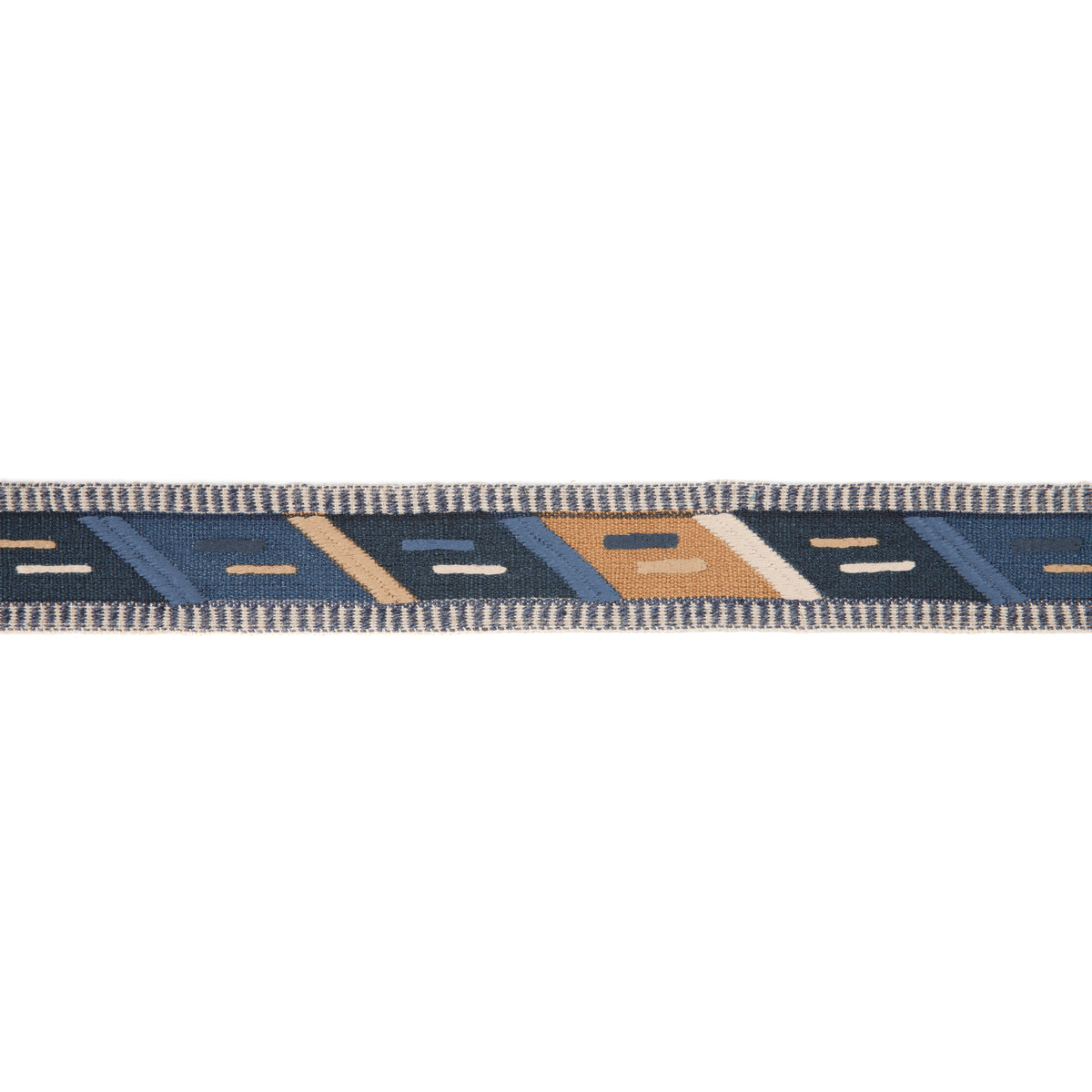 Portree - Indigo - FC1006.H10.0 - Mulberry Trim - Mulberry Trim