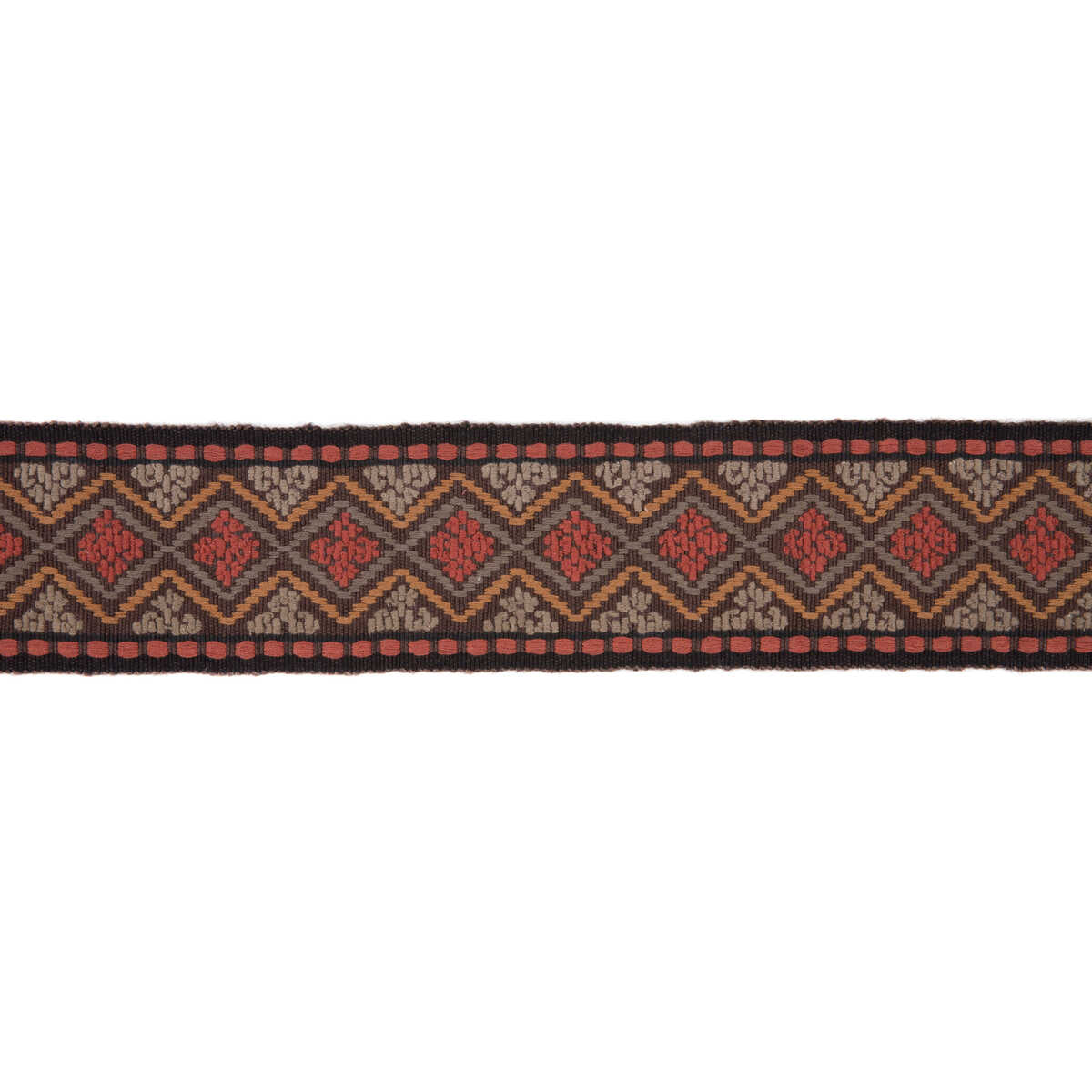 Erta Ale Tape - Rouge/Cocoa - LEE JOFA Trim