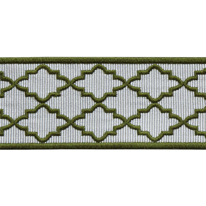 Moroccan Emb Border - Green - LEE JOFA Trim