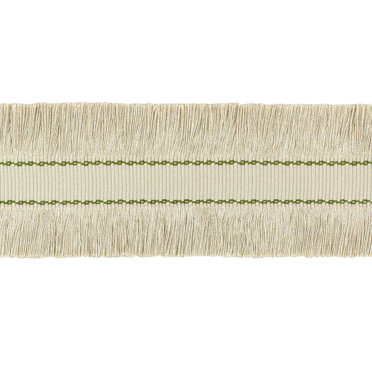 Cut Ruche Fringe - Flax & Olive Grn - LEE JOFA Recortar