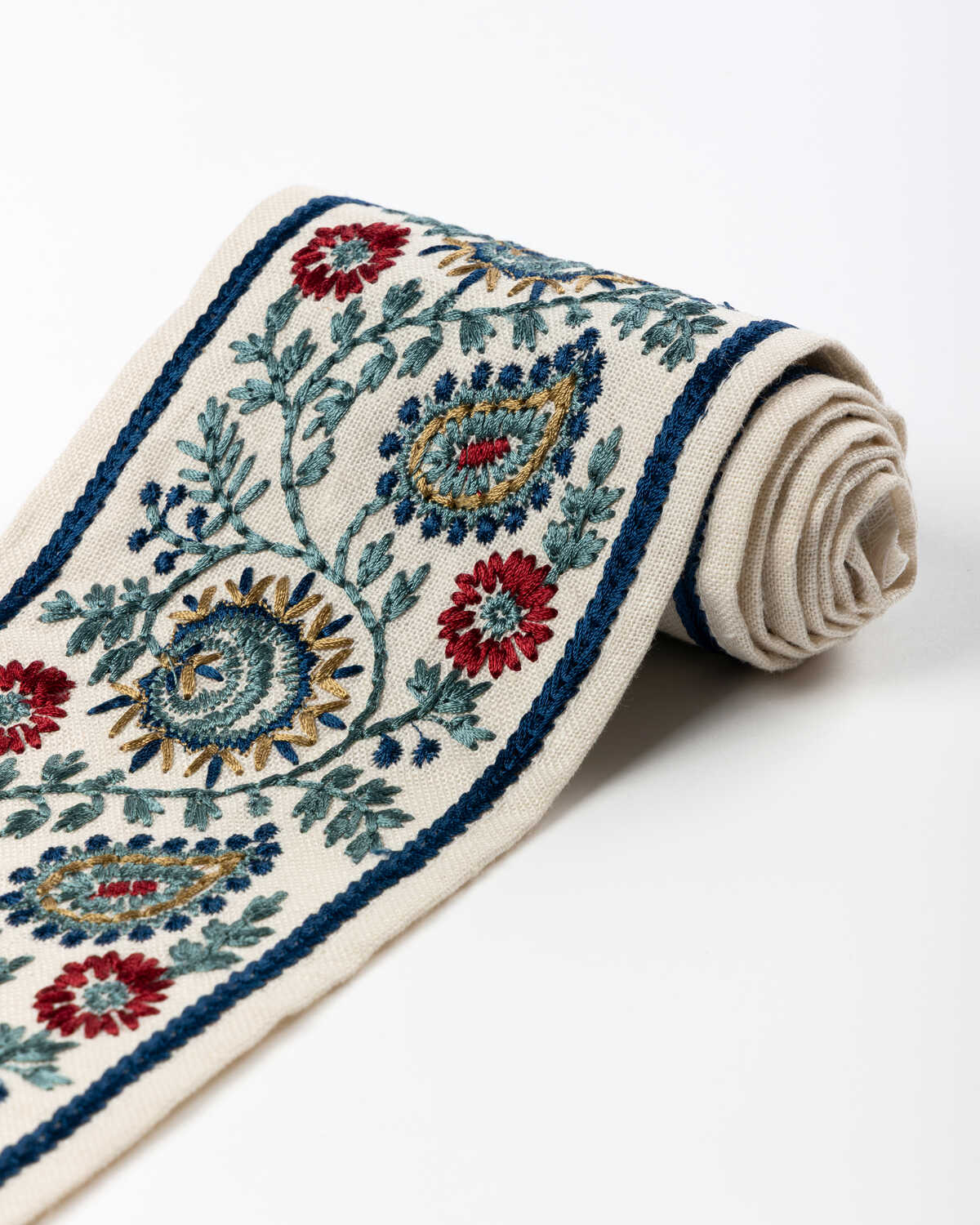 Bremhill Emb Tape - Navy - LEE JOFA Trim