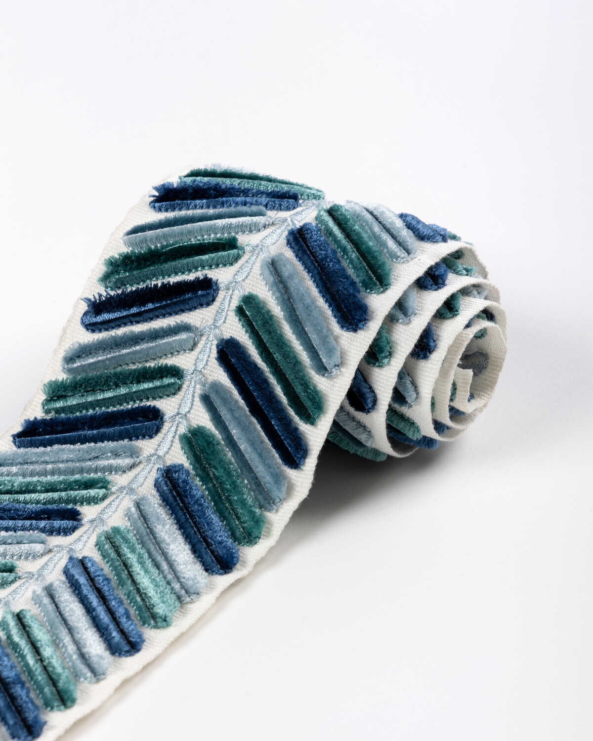 Wingfield Emb Tape - Blue - LEE JOFA Trim