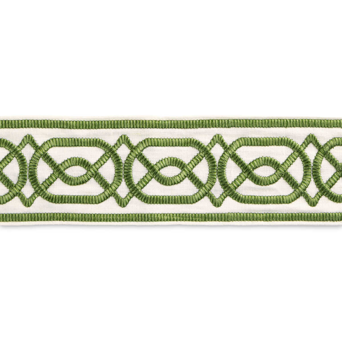 Shire Emb Tape - Green - LEE JOFA Trim