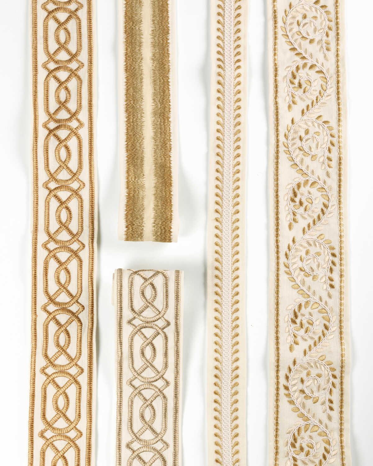 Shire Emb Tape - Wheat - LEE JOFA Trim