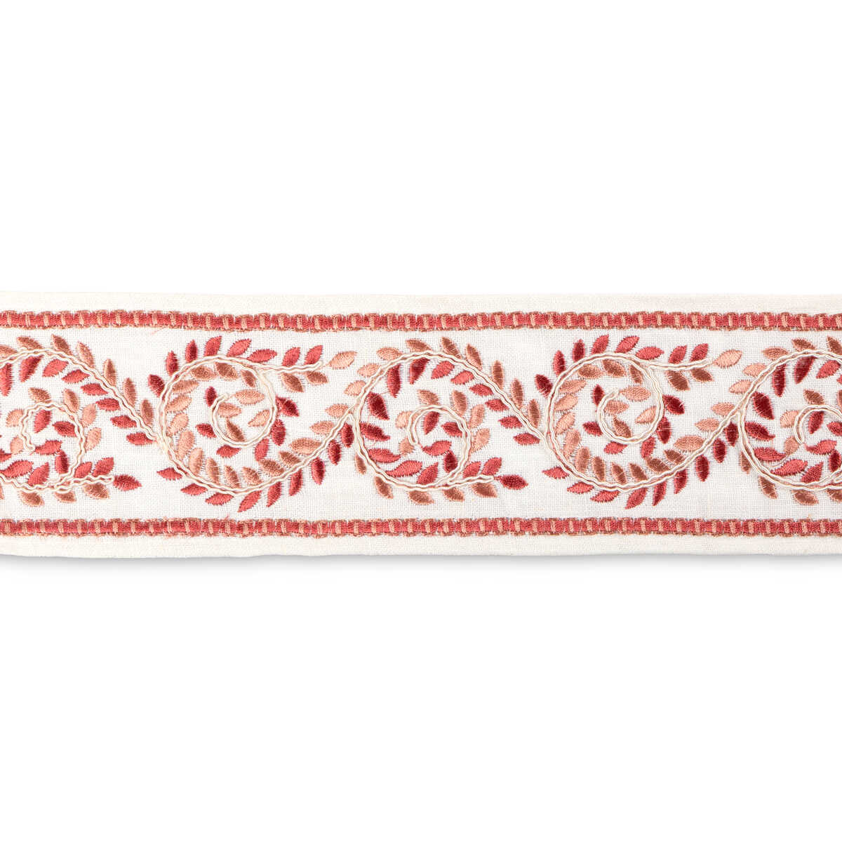 Langton Emb Tape - Coral - LEE JOFA Trim