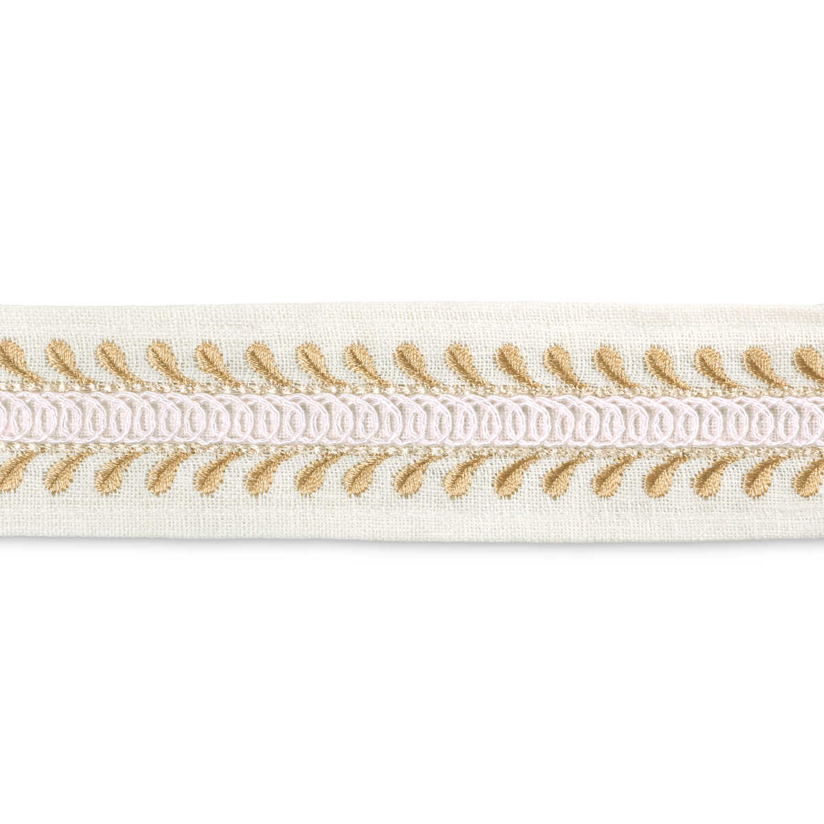 Tapton Emb Tape - Straw - LEE JOFA Trim