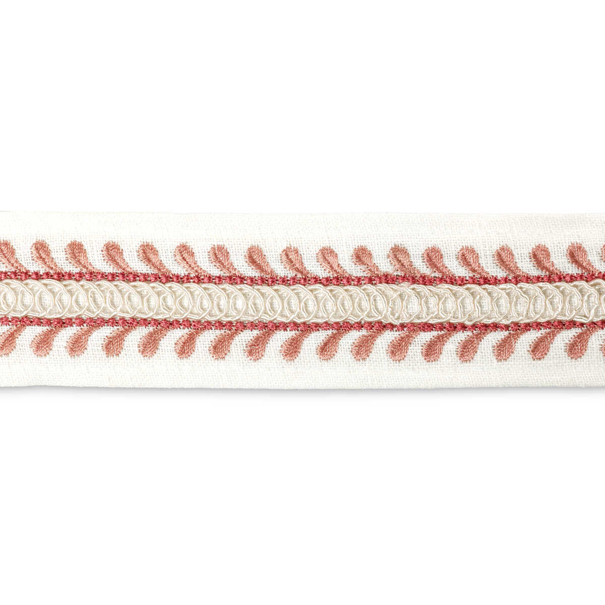 Tapton Emb Tape - Coral - LEE JOFA Trim
